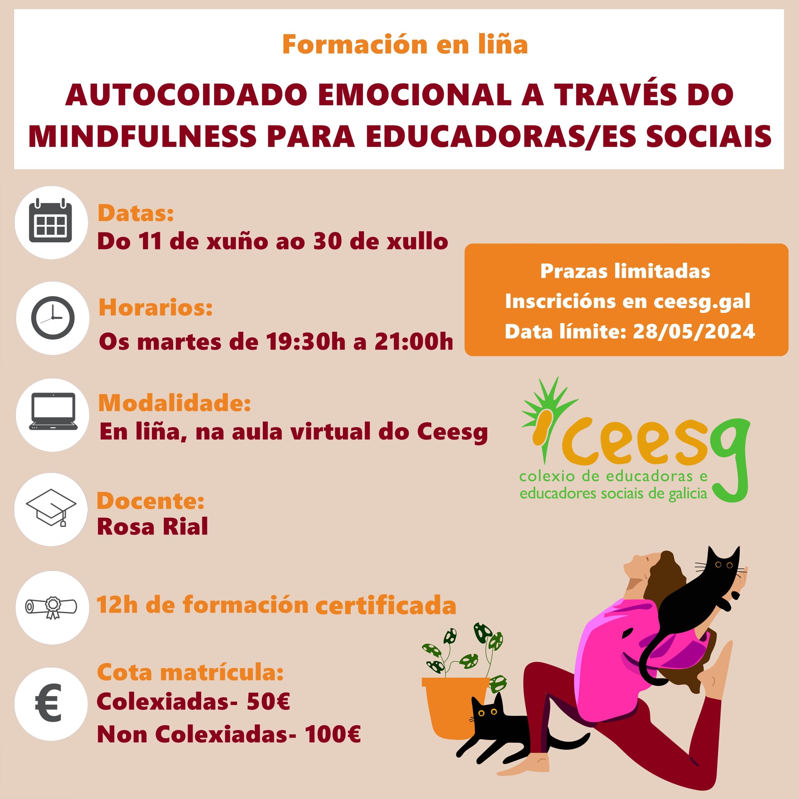 Curso: Autocoidado emocional a través do mindfulness para Educadoras/es Sociais