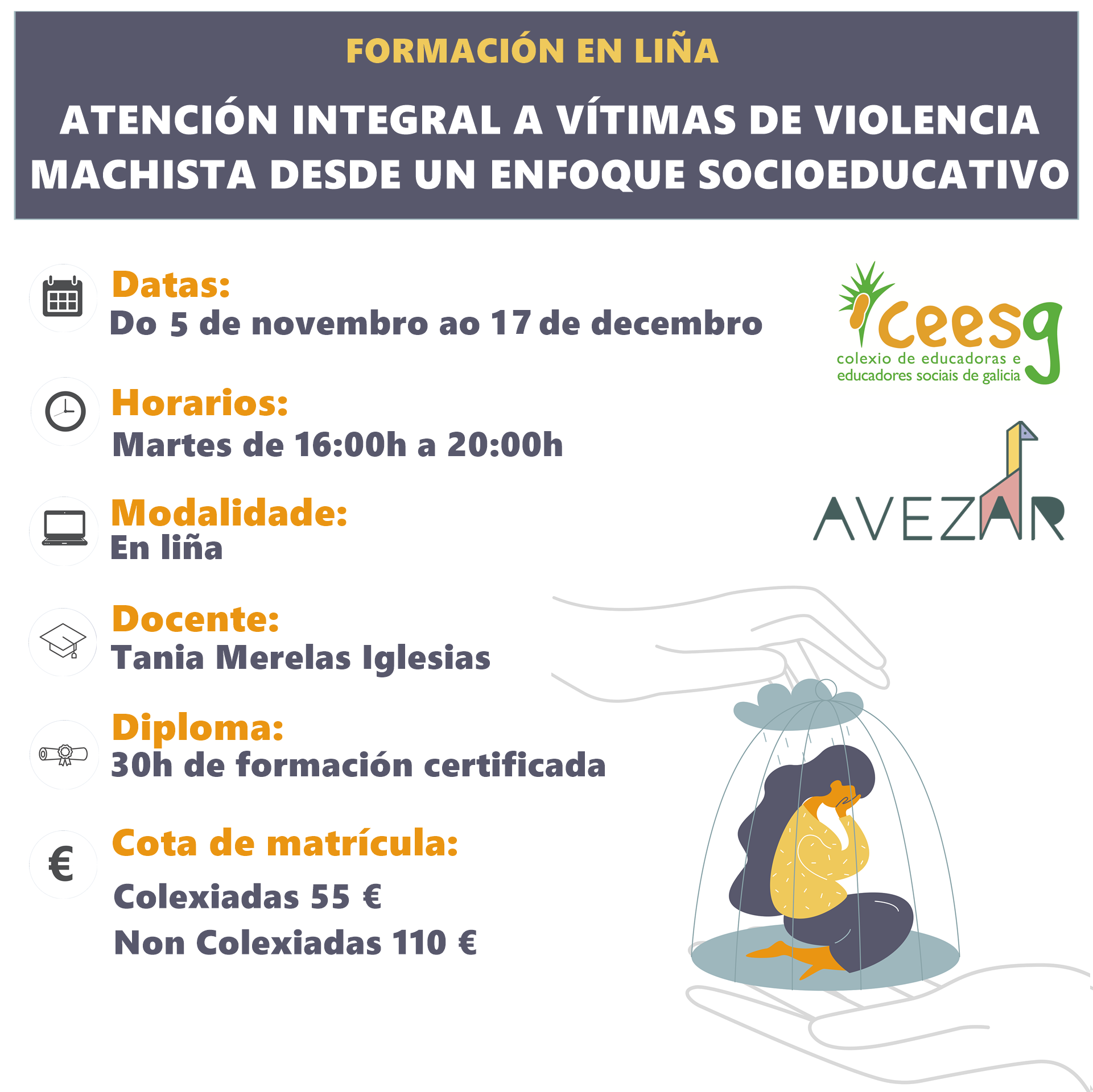 Atención integral a vítimas de violencia machista desde un enfoque socioeducativo