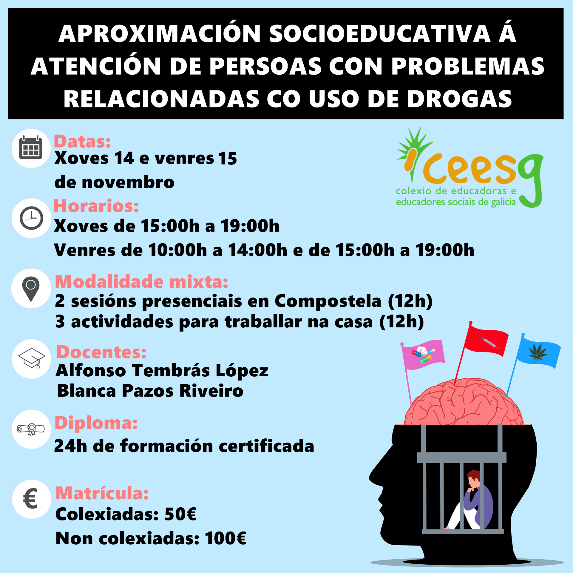 Aproximación socioeducativa á atención a persoas con problemas relacionados co uso de drogas