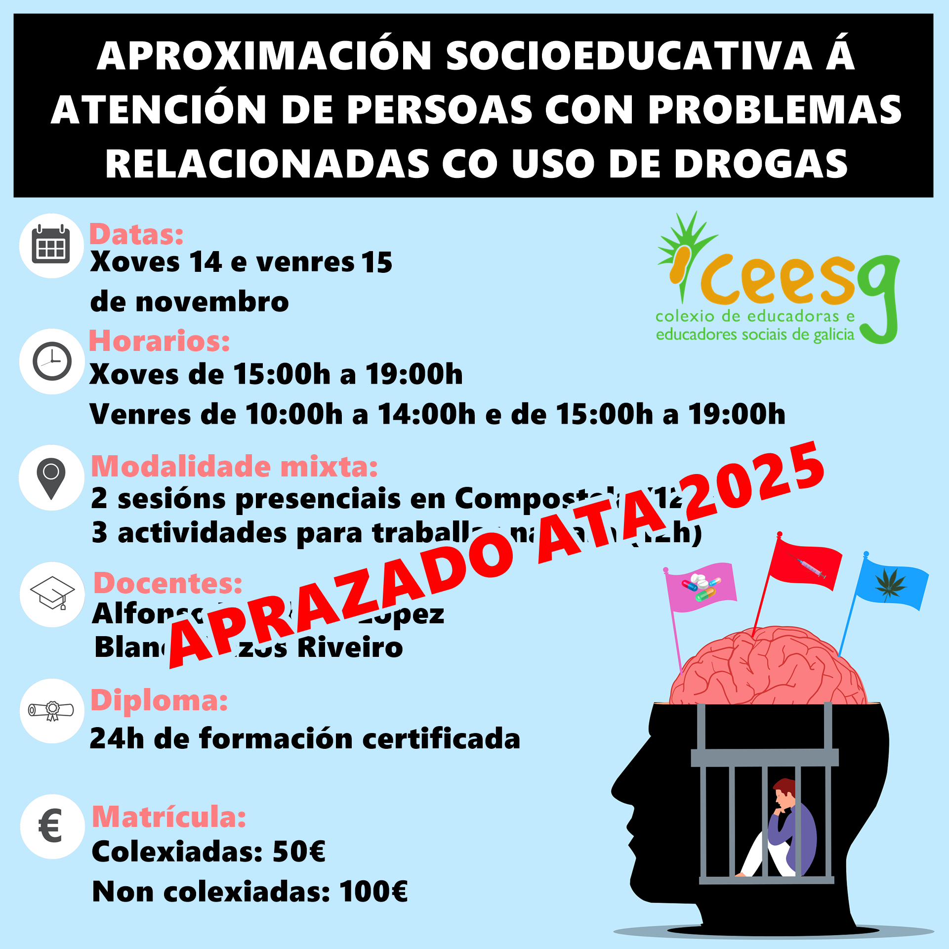 Aproximación socioeducativa á atención a persoas con problemas relacionados co uso de drogas