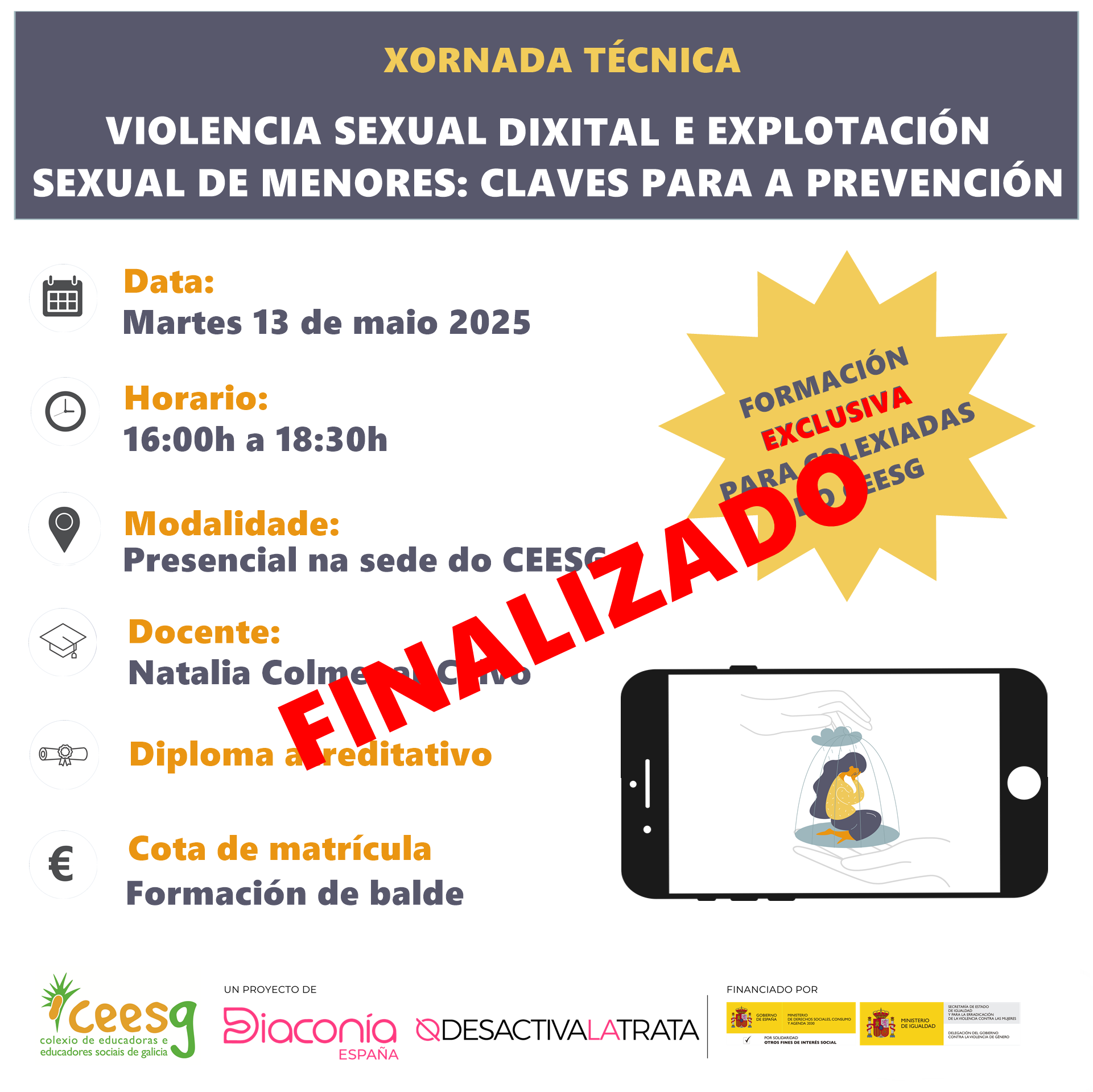 Violencia sexual dixital e explotación sexual de menores: claves para a prevención