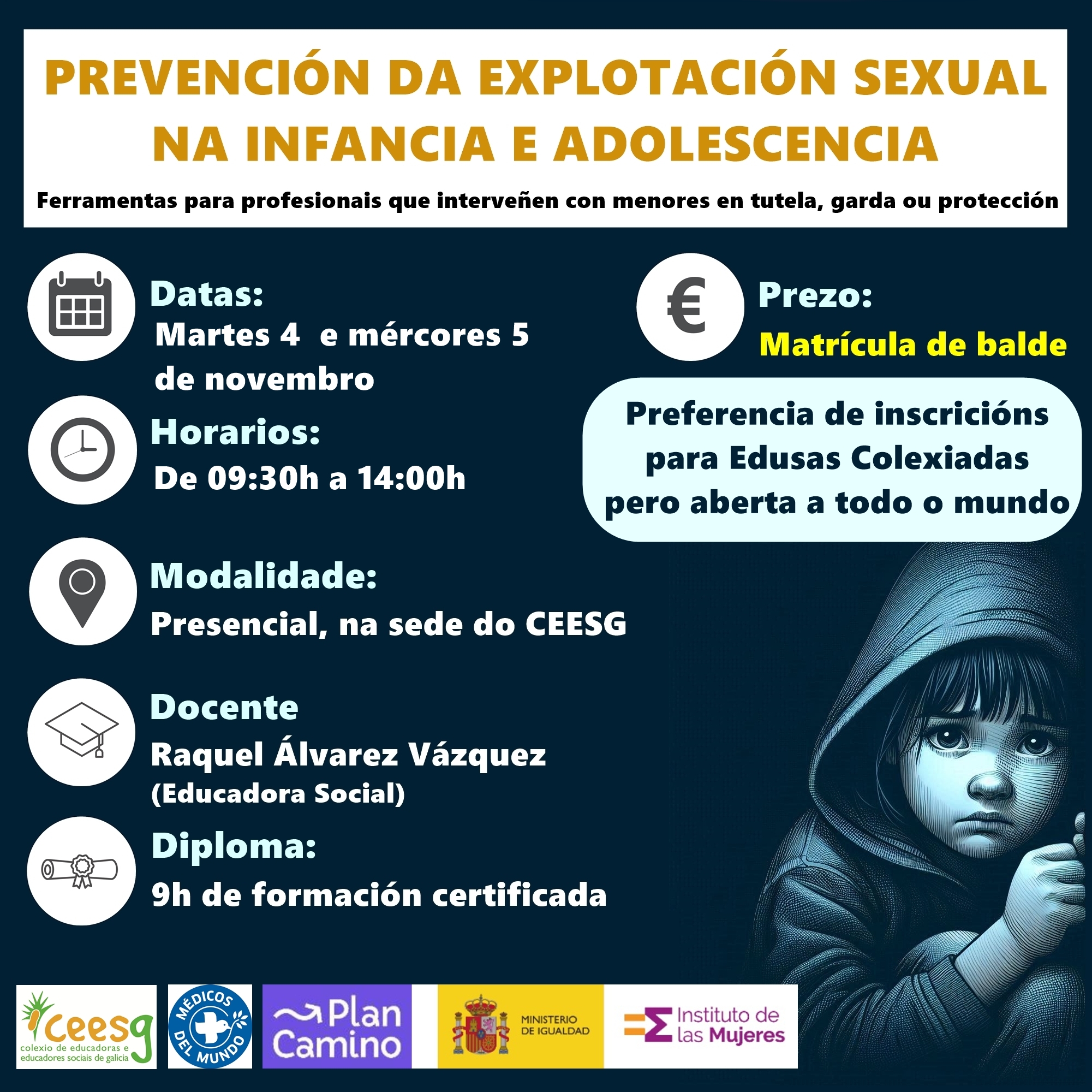 Prevención da explotación sexual na infancia e adolescencia