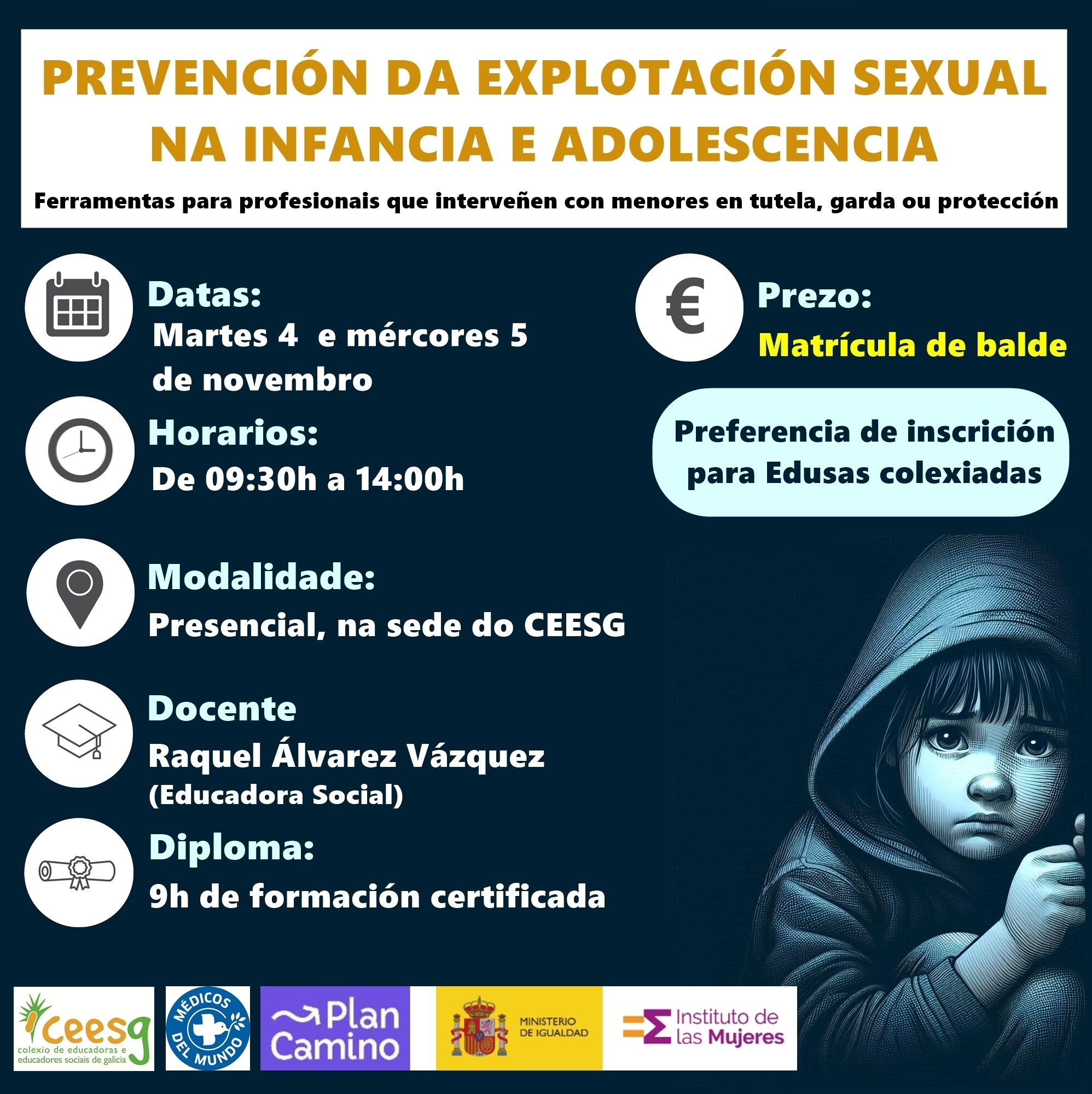 Prevención da explotación sexual na infancia e adolescencia