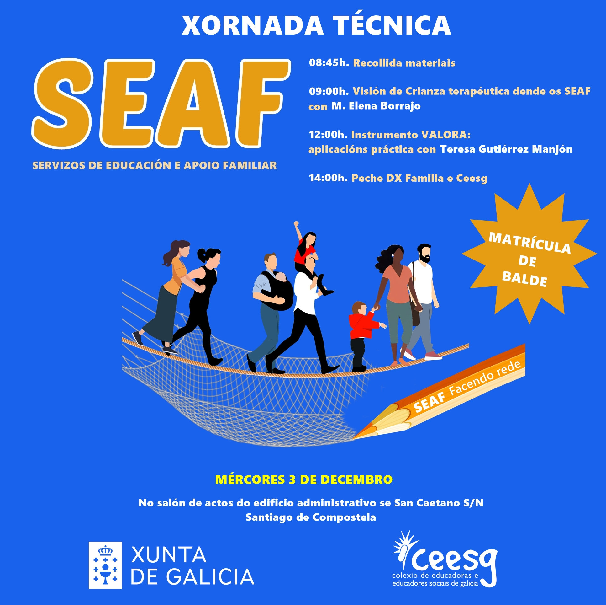 Xornada técnica: Crianza terapéutica e Instrumento VALORA nos SEAF