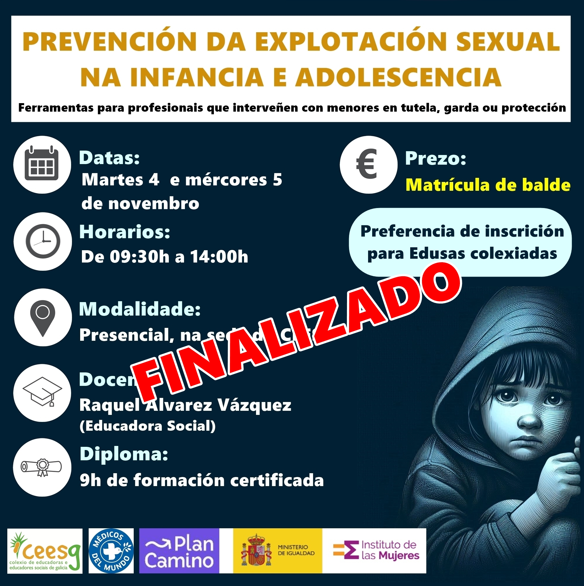 Prevención da explotación sexual na infancia e adolescencia